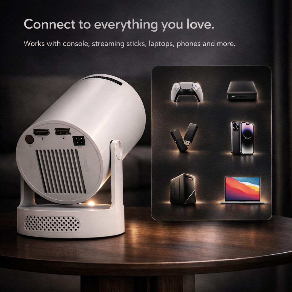 UNOA Smart Mini Projector